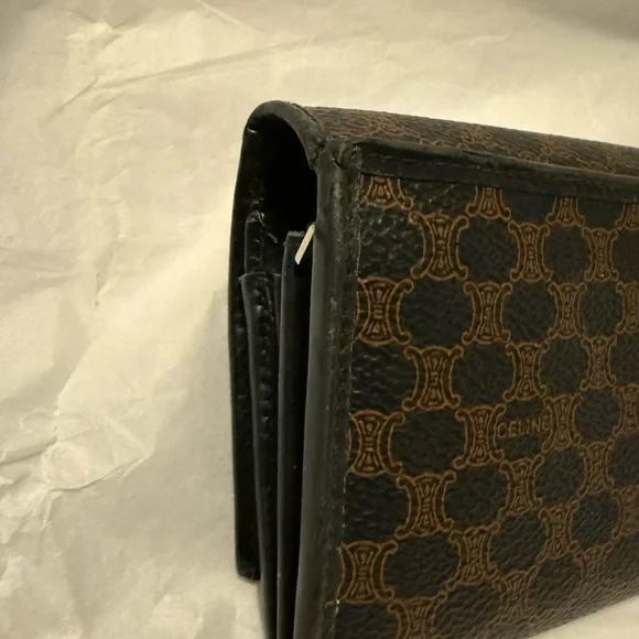 Celine Black and Brown Wallet - Picture 2 of 13